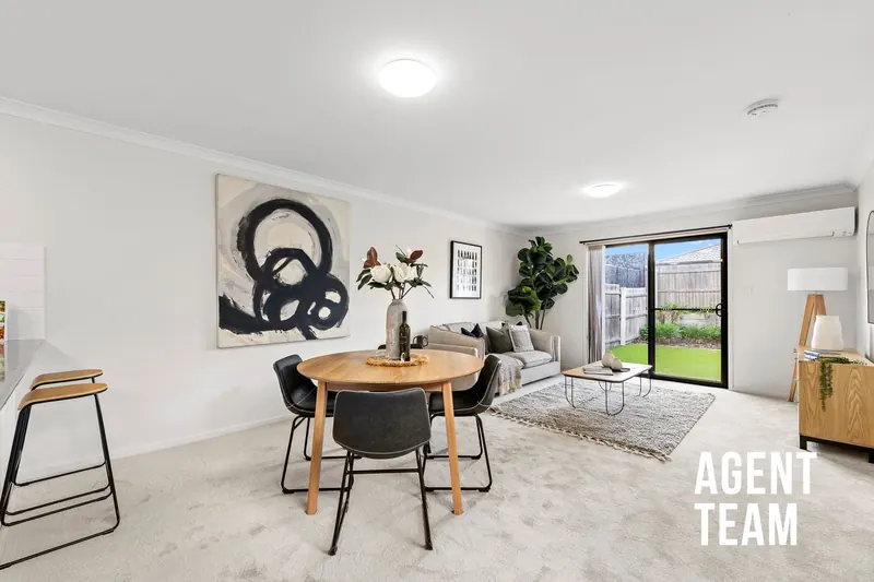Open-plan living and dining at 18 Stang Place, Macgregor