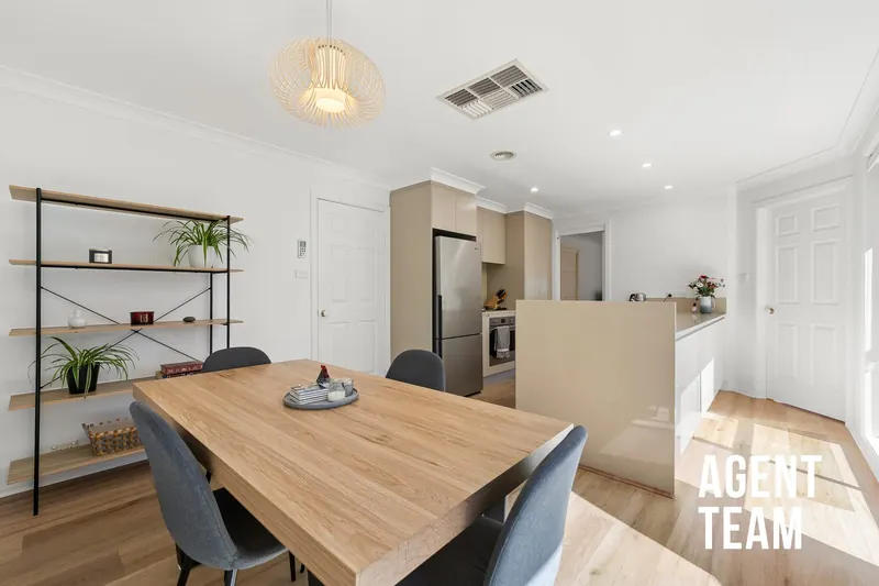 Kitchen and dining area at 26/131 Britten-Jones Drive, Holt