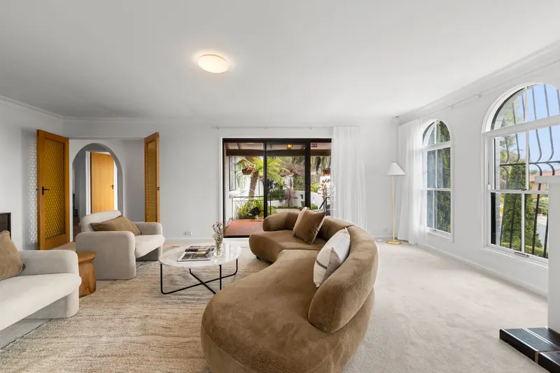 Styled living room with new carpet at 3 Tanumbirini Street, Hawker