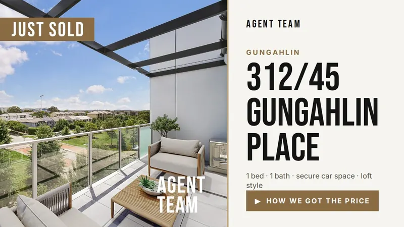 Just sold: 312/45 Gungahlin Place, Gungahlin