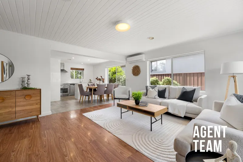 Open-plan living, dining and kitchen at 46 Bundey Street, Higgins