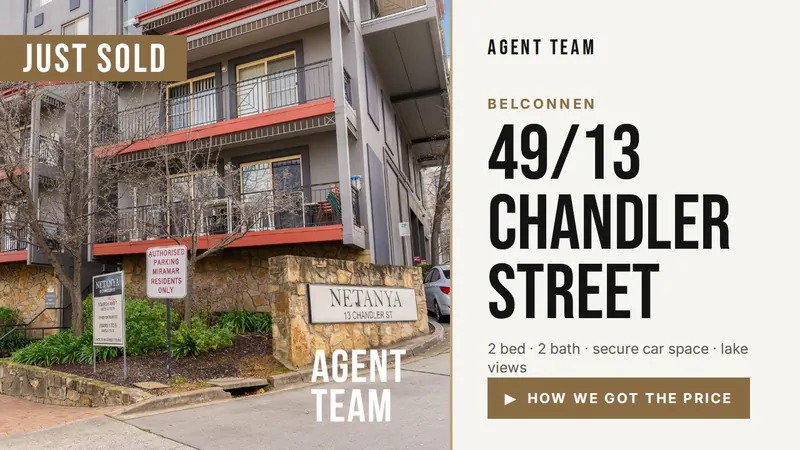 Just sold: 49/13 Chandler Street, Belconnen