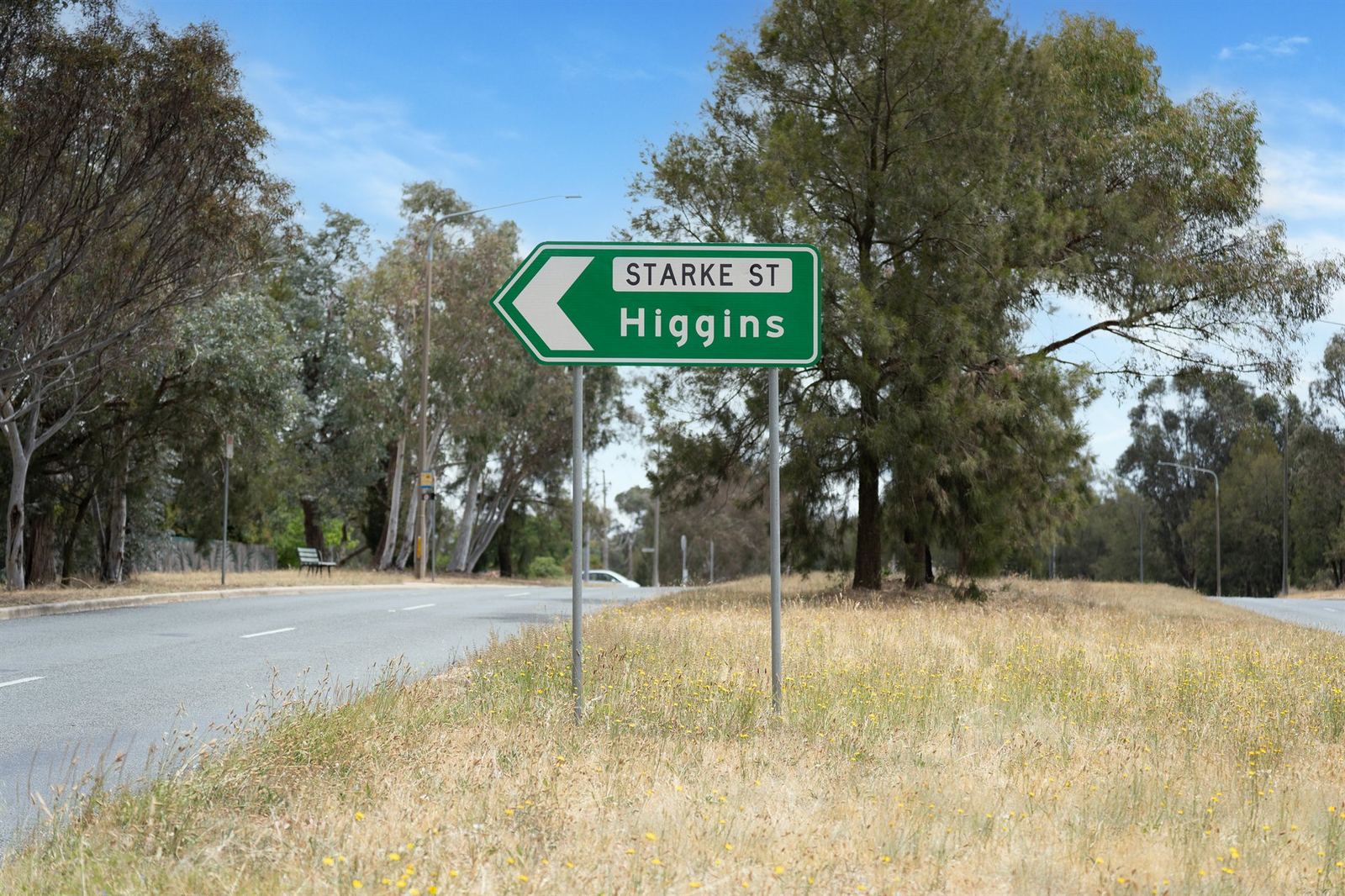 Higgins, Canberra from above