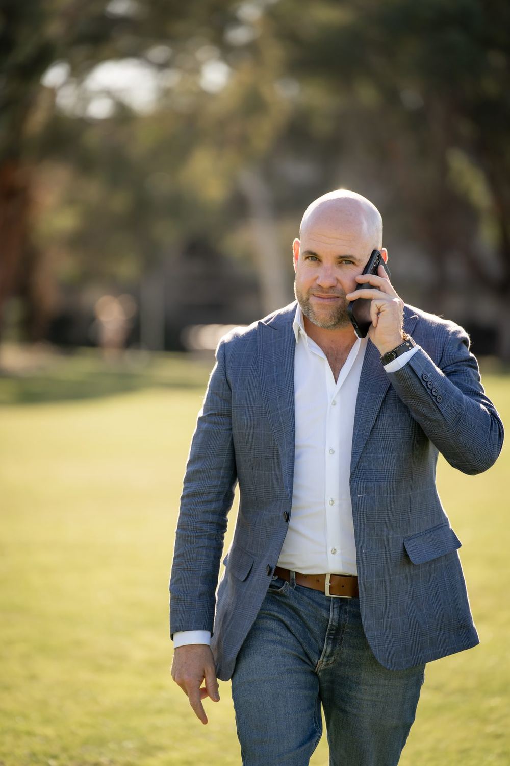 Steve Lowe of Agent Team in a styled Canberra living room